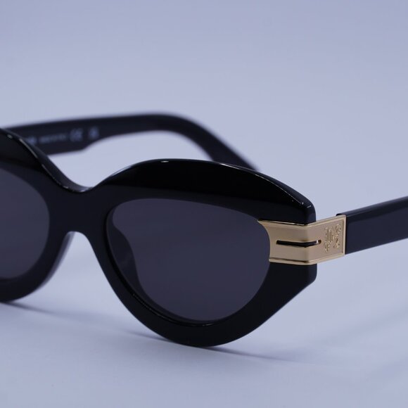 Palm Angels PERI10F MIRACLE 1007 Sunglasses Black Cat Eye Frame, Grey Lenses - Picture 3 of 11